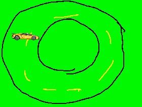 racing around the track
