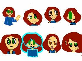 My oc in different styles