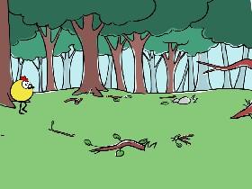 Animated walking bird