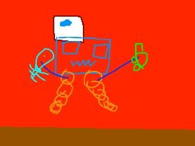 robug is flying or playing