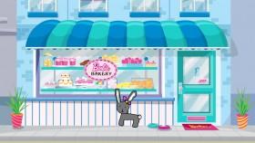 bunny in a bakery