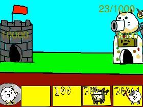 Cat wars find secret button