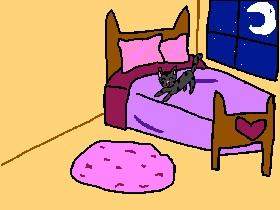 Sleepy, lazy cat