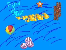 Find 5 sea shells