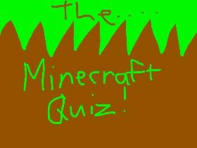 Minecraft Quiz! (BETA)