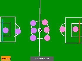 2 player soccer game Pink vs Purple 1 1 1