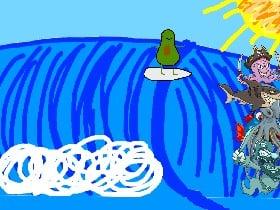 Mr.Avacados surfing !