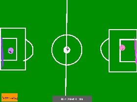 2 player soccer game Pink vs Purple 1 1 1 1 1 1