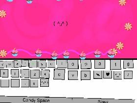Sweet candy keyboard