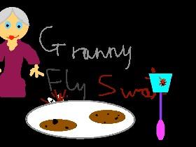 swat the flys with granny