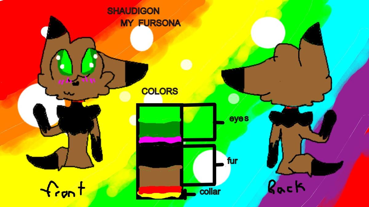 my fursona! shaudigon