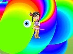 Rainbow Lol worm  for kids 1