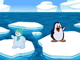 Sneeky snowman.