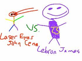 JOHN CENA VS LEBRON JAMES