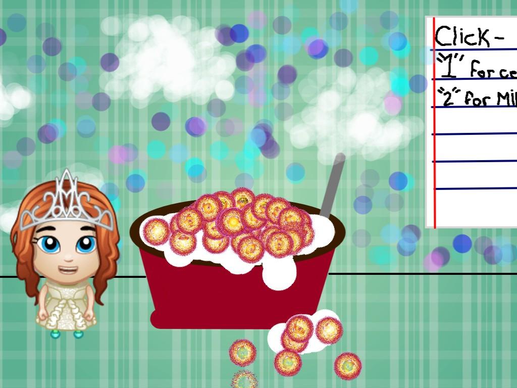 Cereal to the rescue!