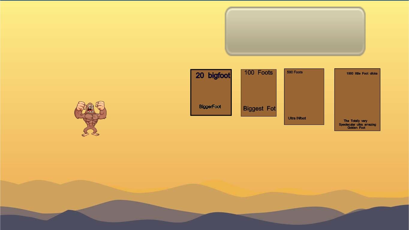 big foot clicker