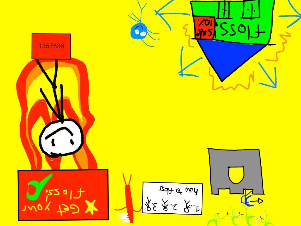 upside  floss clicker