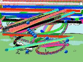 draw colorful wormy
