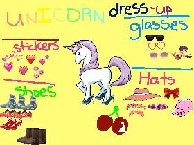 Unicorn dress up by Hajiratu! 1 1