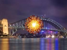 sydney harbour fireworks 1