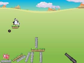 Shoot the penguin!