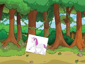 Unicorn with rainbows 1