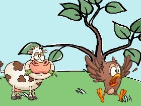 Cow And Owl