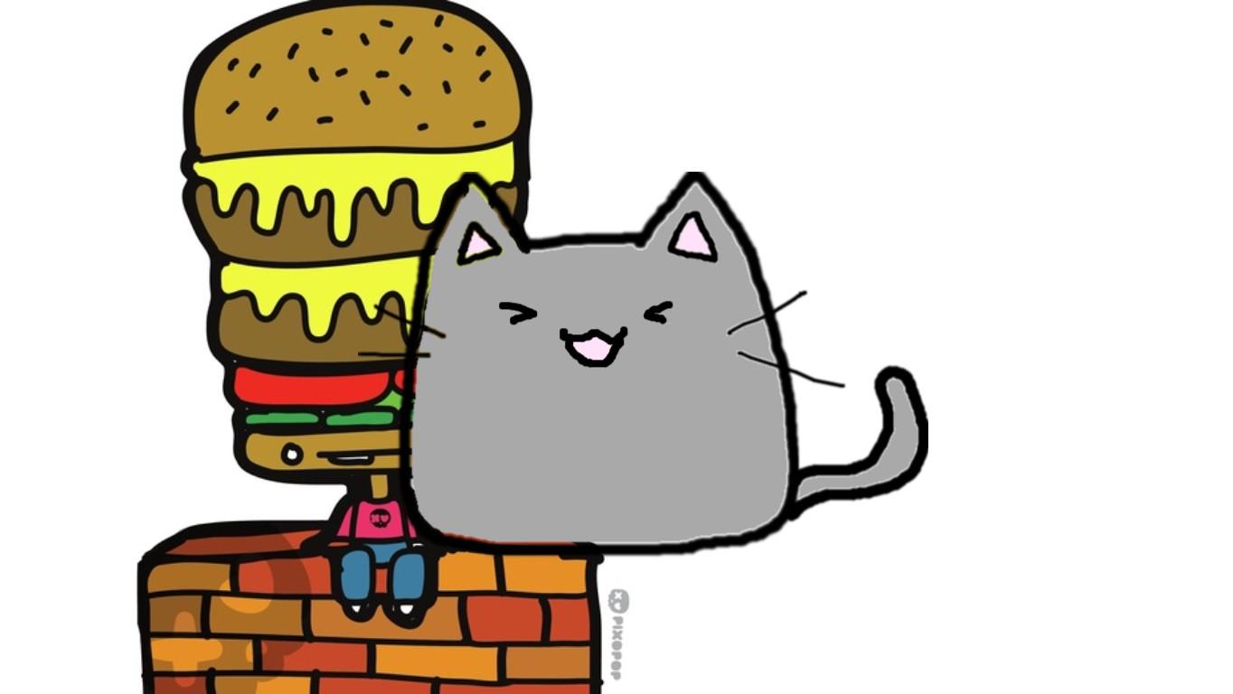 Cuddles the cat