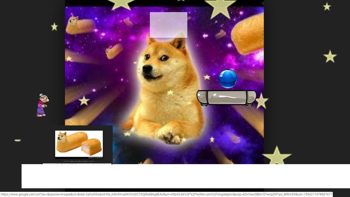 Hacked doge running game.