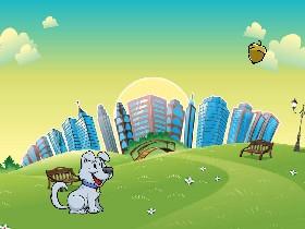 doggie grows when he eats