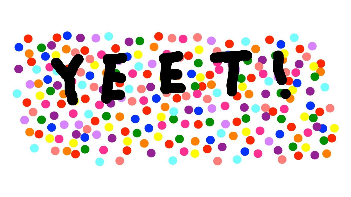 colorful yeet