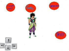 broly goku and vegeta