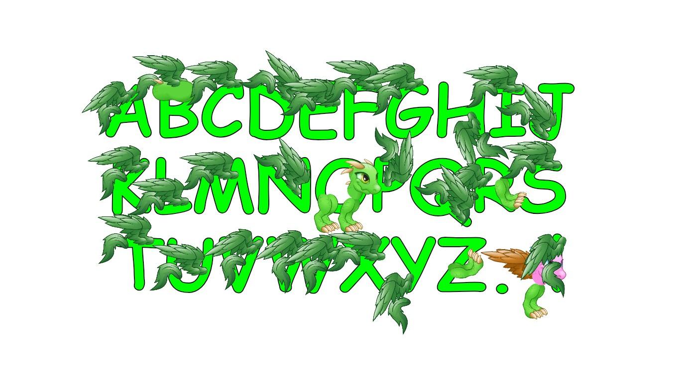 Dragon alphabet broken