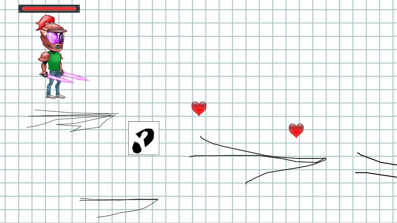 Sketch Game With Health