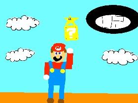 Mario With A Mystery Block