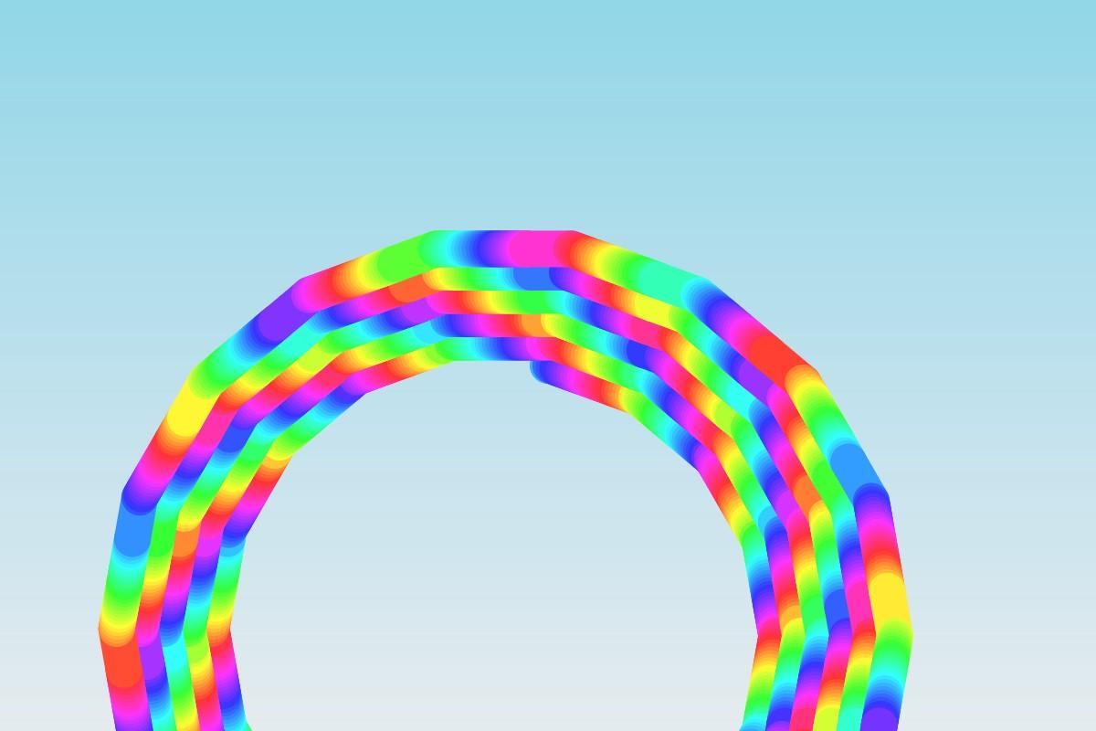 The rainbow illusion