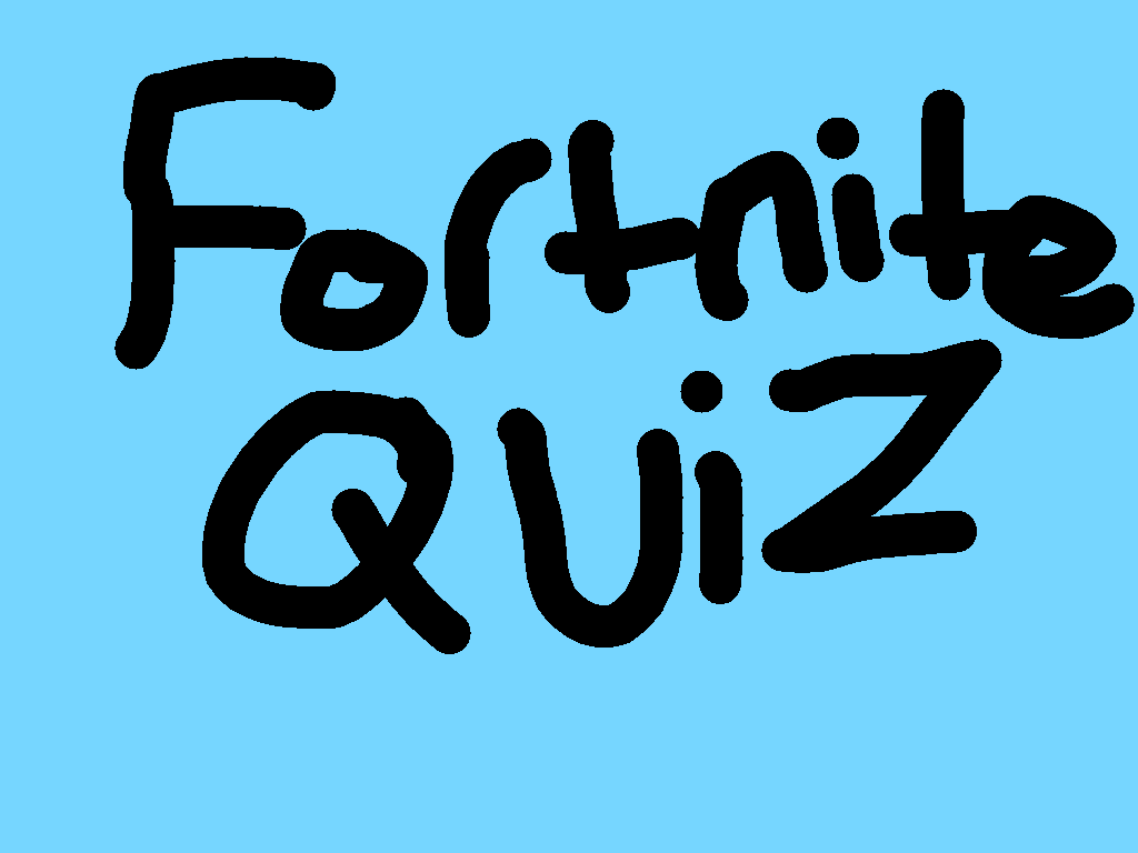 Fortnite Quiz 1