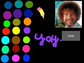 draw with Bob ross!