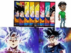 Goku,All His Forms.