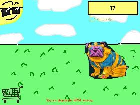 Thanos dog clicker.