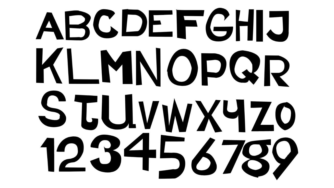 Letters and numbers