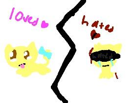 loved cat❤️ and hated cat 💔