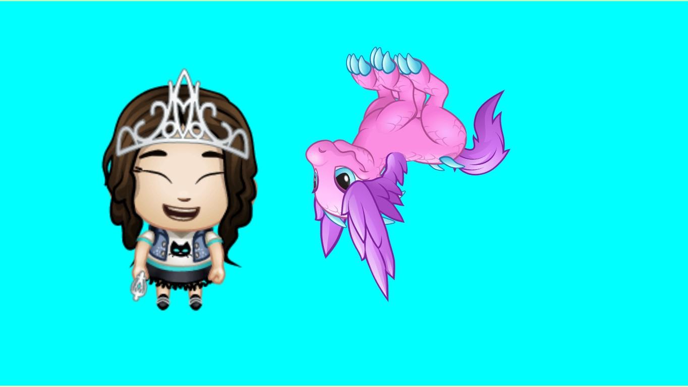 My pet dragon is so silly!