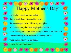 Mother's Day Mad Libs 1