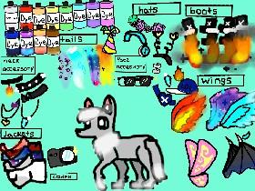 Cute wolf dressup!  1