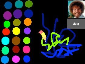 draw with Bob ross! 1