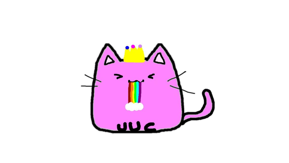 rainbow kitty