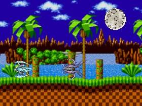 sonic ship fighters moon explosion
