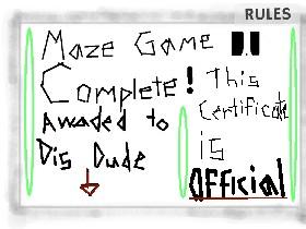 The Maze Game! 2  LOL SO HARD