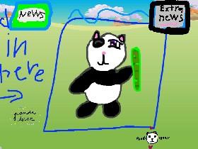 Mario’s art contest entry. From Panda lover